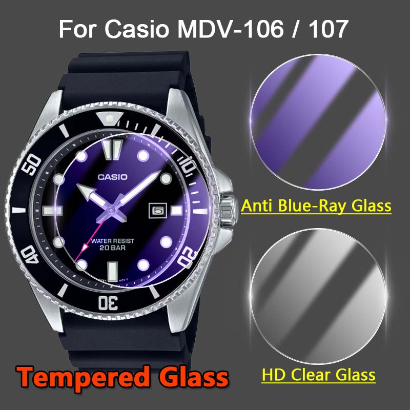 Casio Watches Smartwatch - 1-5 ชิ้นป้องกันหน้าจอสําหรับ Casio MDV-106 MDV-107 สมาร์ทนาฬิกา