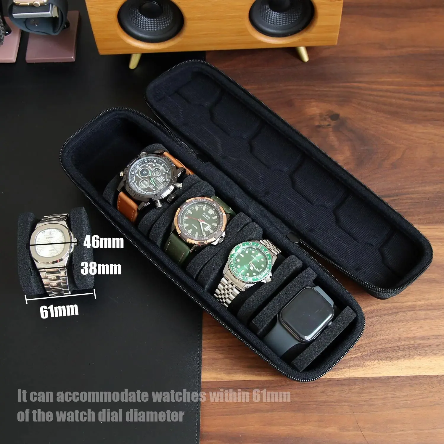Tag Watches Smartwatch - กล่องใส่นาฬิกาสําหรับผู้ชายหรือผู้หญิงนาฬิกากระเป๋าเดินทางแบบพกพานาฬิกาผู้ถือจอแสดงผลสําหรับนาฬิกาข้อมือและนาฬิกาสมาร์ท