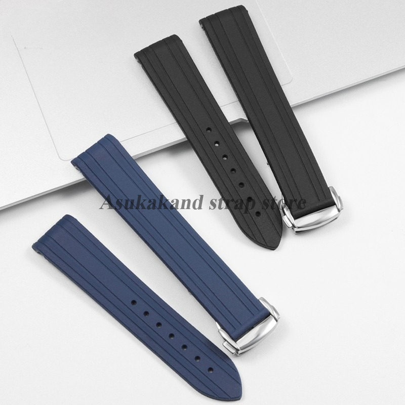 สายนาฬิกาซิลิโคนยางปลายโค้งสำห - Omega Watch Seamaster บทวิจารณ์และราคา