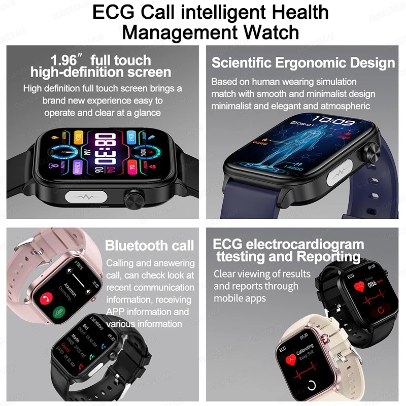สมาร์ทวอทช์เพื่อสุขภาพรุ่นใหม่ - Smartwatch Health Watches For Men บทวิจารณ์และราคา