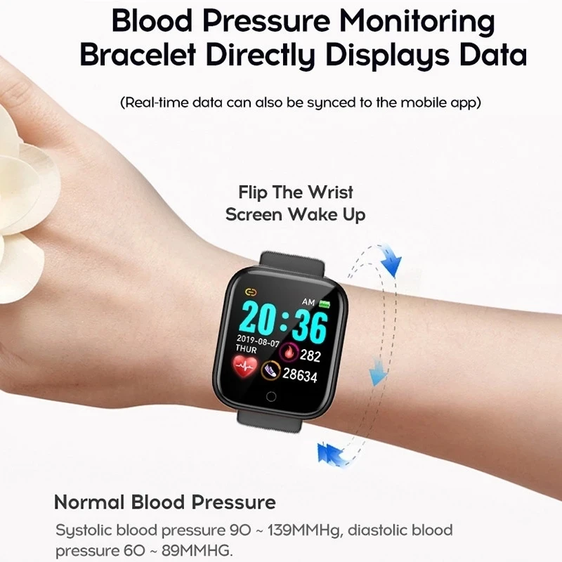 สมาร์ทวอทช์ผู้ชายผู้หญิงนาฬิกา - Smartwatch Watches Gift For Women บทวิจารณ์และราคา