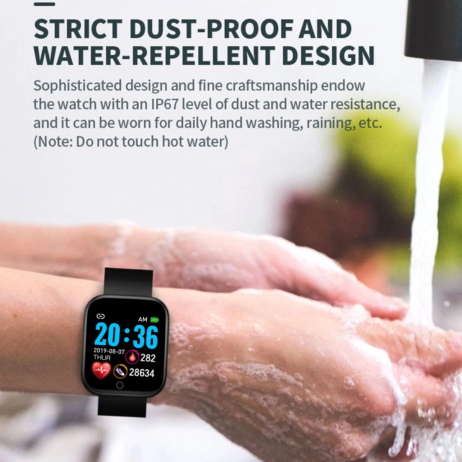 สมาร์ทวอทช์ผู้ชายผู้หญิงนาฬิกา - Smartwatch Watches Gift For Women บทวิจารณ์และราคา