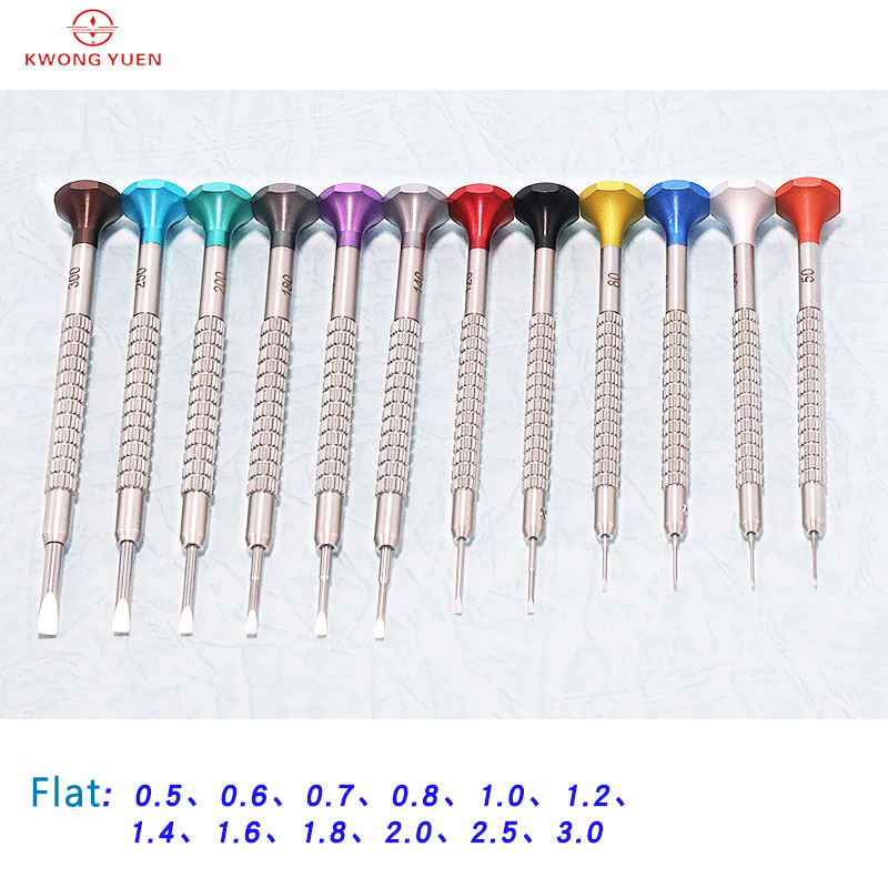 ชุดไขควงความแม่นยำสูง KWONG 12 - Watchmaker Screwdriver บทวิจารณ์และราคา