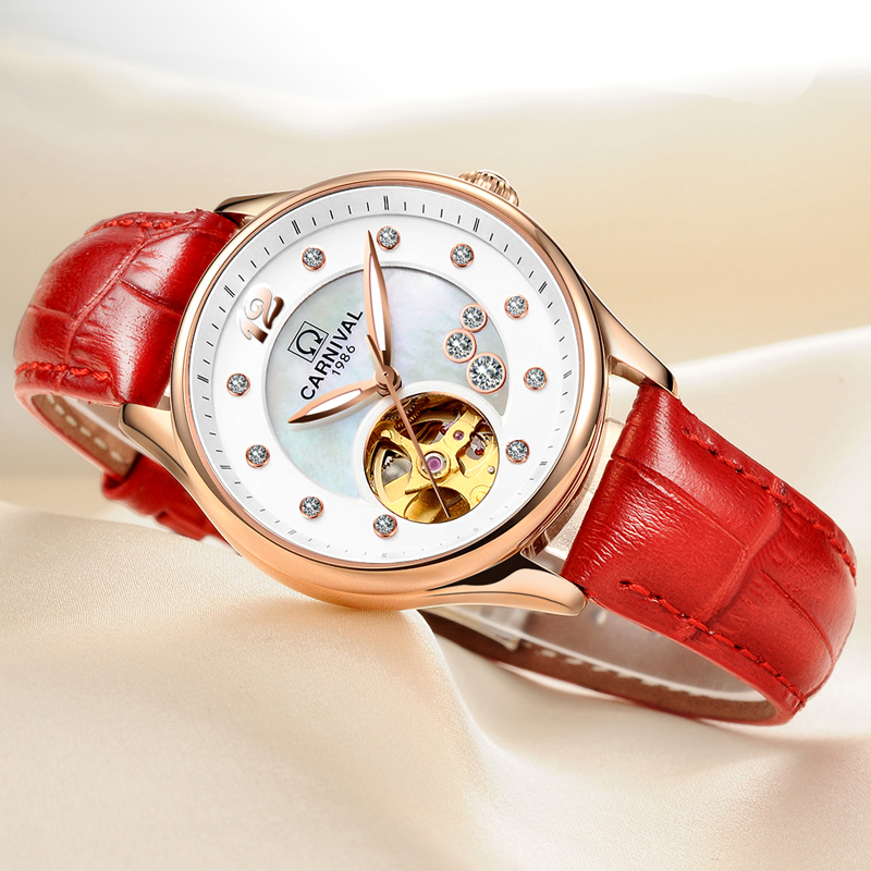 สวิตเซอร์แลนด์คาร์นิวัล ลักชัว - Skeleton Mechanical Watch บทวิจารณ์และราคา
