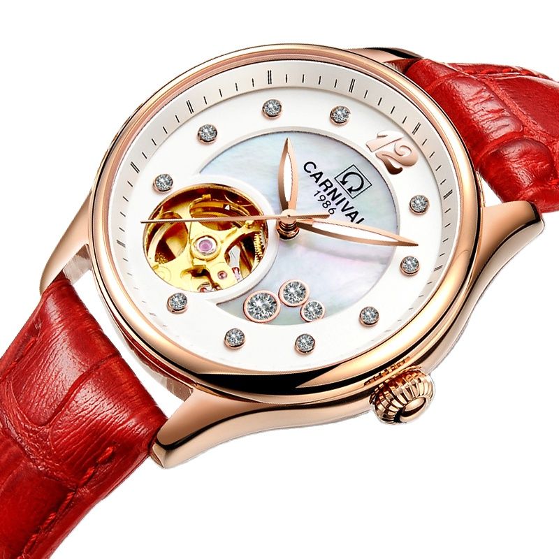 สวิตเซอร์แลนด์คาร์นิวัล ลักชัว - Skeleton Mechanical Watch บทวิจารณ์และราคา