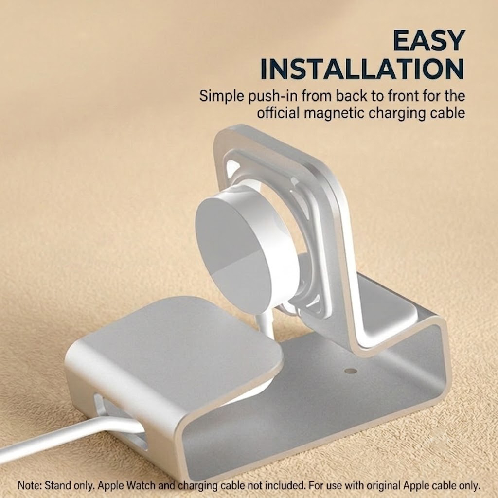 แท่นชาร์จอะลูมิเนียมสำหรับ App - Watch Charging Dock บทวิจารณ์และราคา