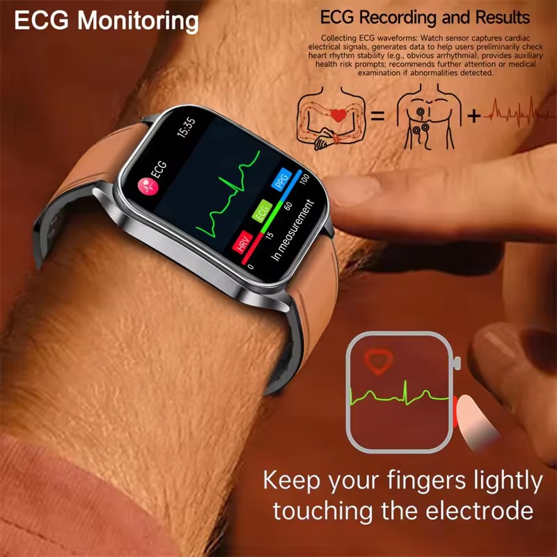 สมาร์ทวอทช์เพื่อสุขภาพรุ่นใหม่ - Smartwatch Health Watches For Men บทวิจารณ์และราคา