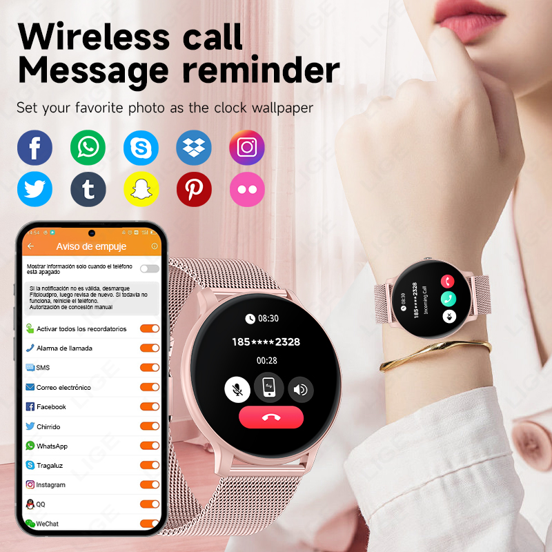 2026 ใหม่ผู้หญิงบลูทูธนาฬิกาสม - Smartwatch Health Watches For Men บทวิจารณ์และราคา