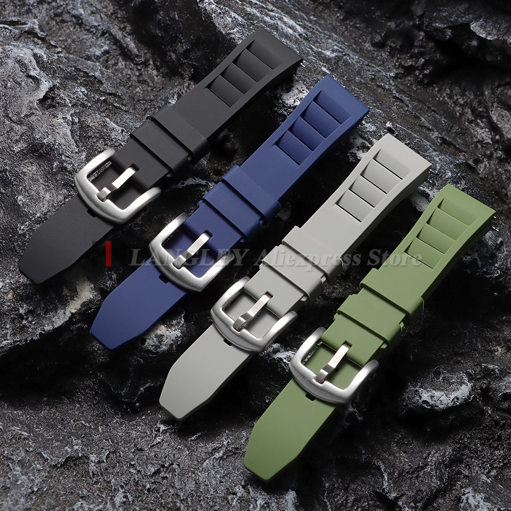 สายนาฬิกาซิลิโคนนุ่ม 20 มม. 22 - Seiko Watches Smartwatch บทวิจารณ์และราคา