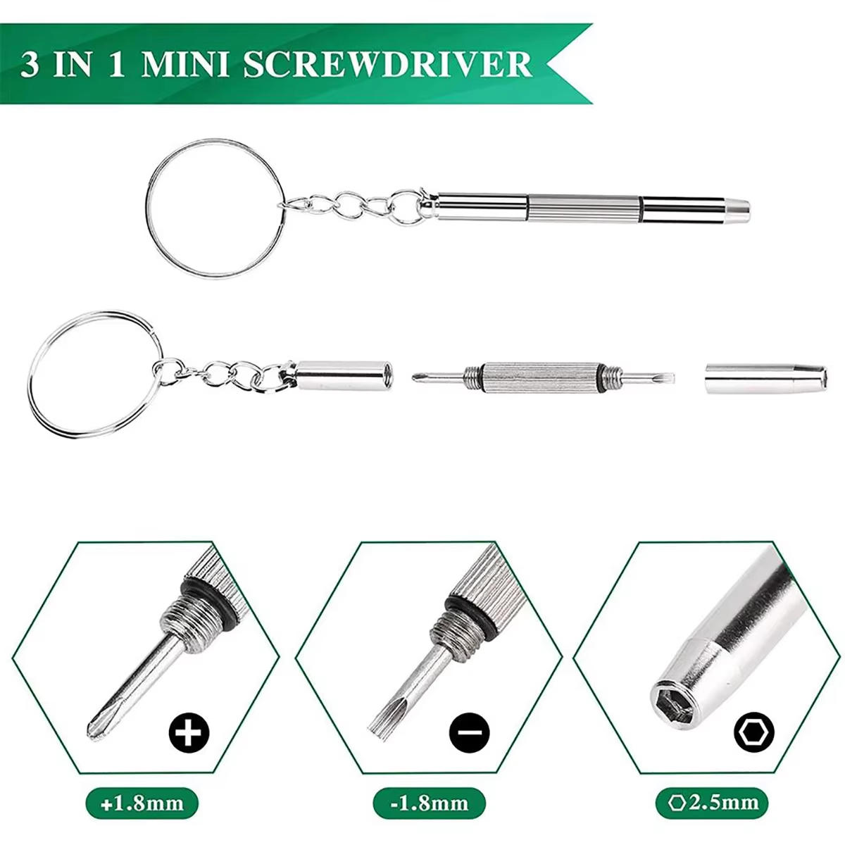 ไขควงซ่อมแว่นตาขนาดเล็ก 1~20 ช - Watchmaker Screwdriver บทวิจารณ์และราคา