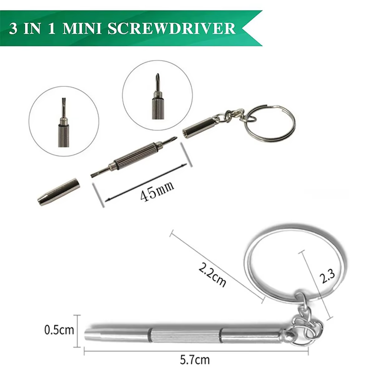 ไขควงซ่อมแว่นตาขนาดเล็ก 1~20 ช - Watchmaker Screwdriver บทวิจารณ์และราคา