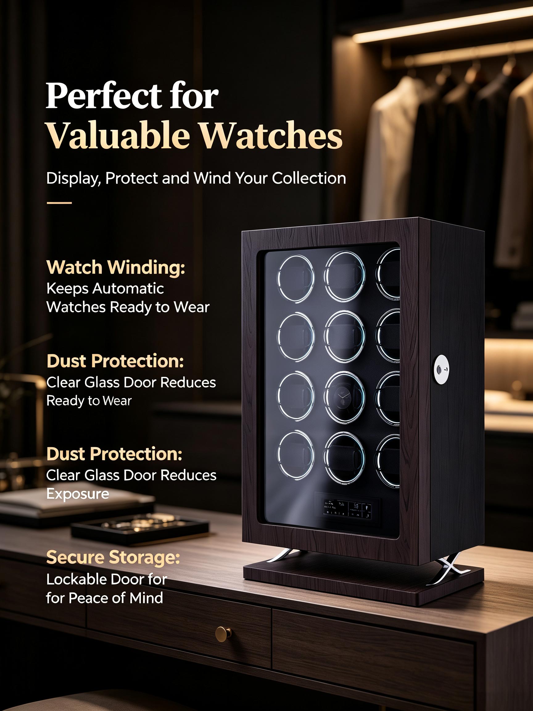 IBBETON กล่องหมุนนาฬิกาอัตโนมั - Tag Watches Smartwatch บทวิจารณ์และราคา