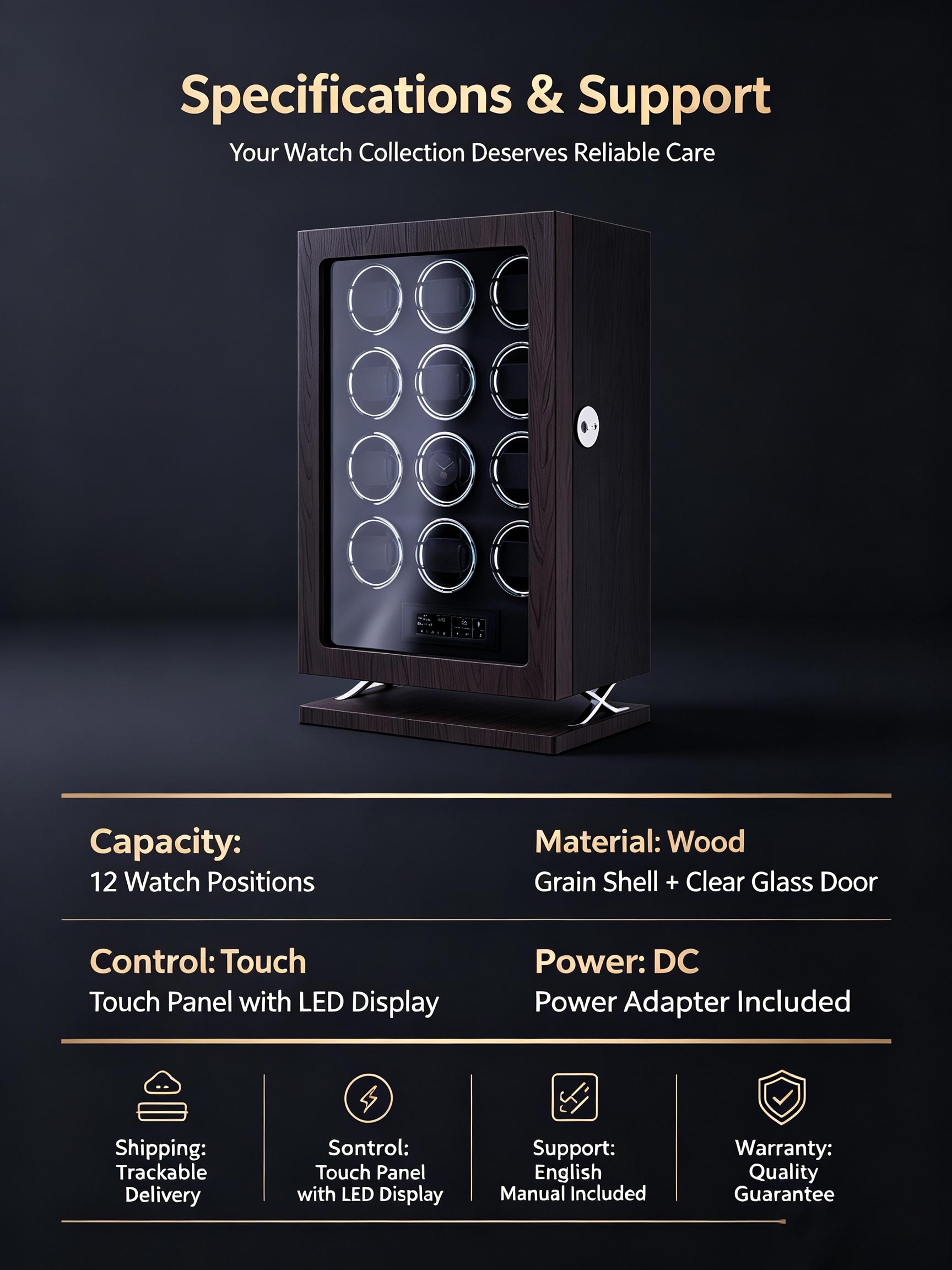 IBBETON กล่องหมุนนาฬิกาอัตโนมั - Tag Watches Smartwatch บทวิจารณ์และราคา