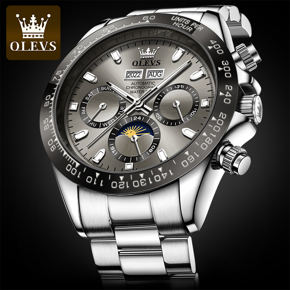 OLEVS 6654 Luxury Mens นาฬิกา  - Omega Watch Seamaster บทวิจารณ์และราคา