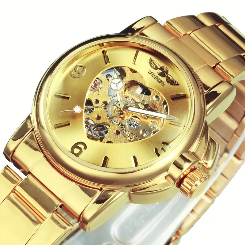 นาฬิกากลไกอัตโนมัติสำหรับผู้หญ - Skeleton Mechanical Watch บทวิจารณ์และราคา