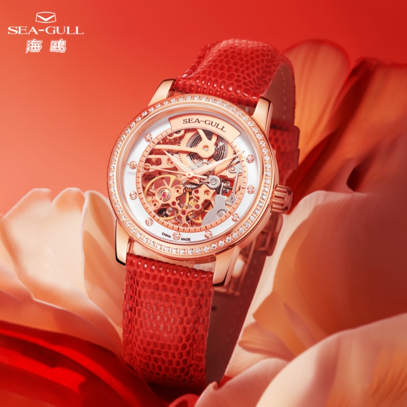นาฬิกาข้อมือผู้หญิง Sea-Gull ร - Skeleton Mechanical Watch บทวิจารณ์และราคา
