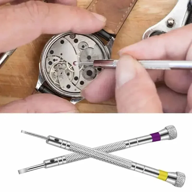 ไขควงเหล็กขนาด0.8-1.6มม. 5ชิ้น - Watchmaker Screwdriver บทวิจารณ์และราคา
