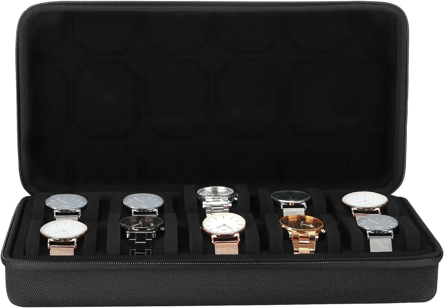 10 ช่องใส่กล่องนาฬิกาแบบพกพาซิ - Tag Watches Smartwatch บทวิจารณ์และราคา