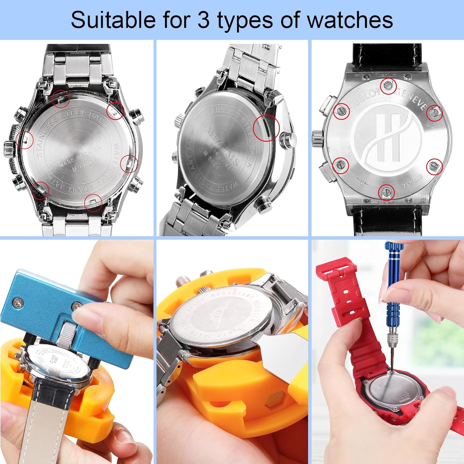ชุดเปลี่ยนแบตเตอรี่นาฬิกา32ชิ้ - Watchmaker Screwdriver บทวิจารณ์และราคา