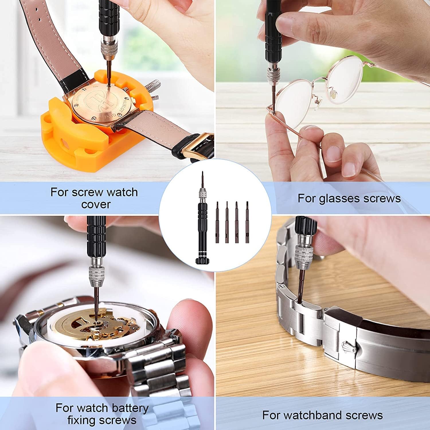 ชุดเปลี่ยนแบตเตอรี่นาฬิกา32ชิ้ - Watchmaker Screwdriver บทวิจารณ์และราคา