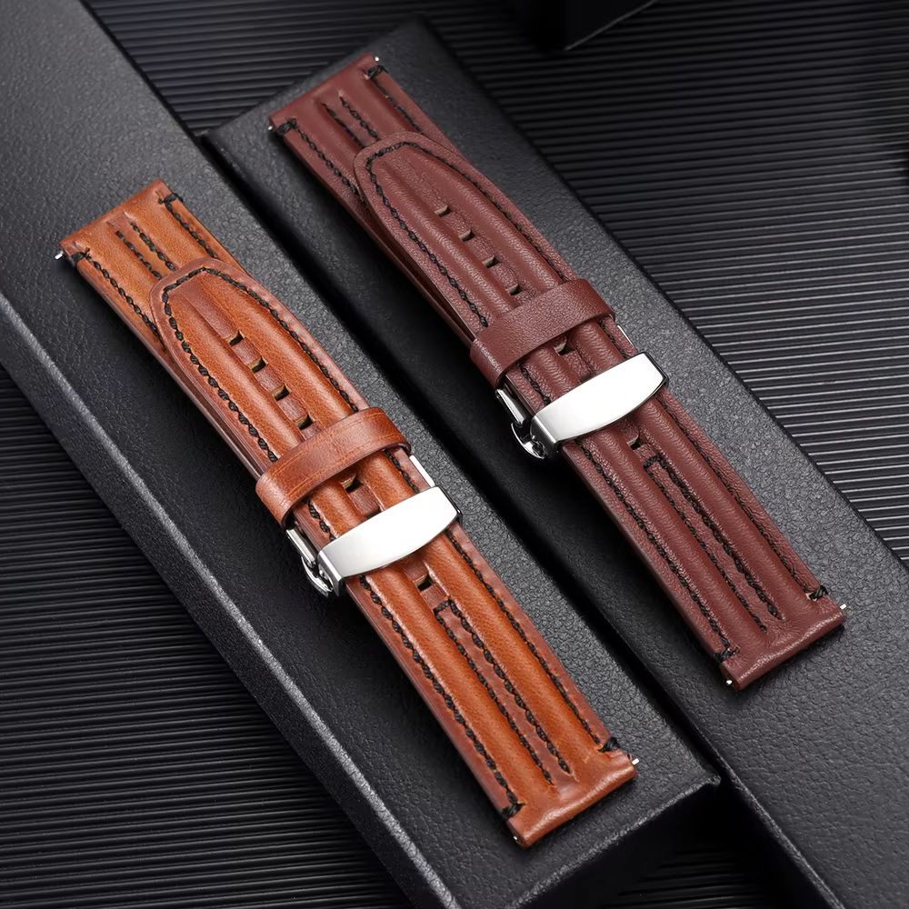 20 มม. 22 มม. สายนาฬิกาหนังวัว - Seiko Watches Smartwatch บทวิจารณ์และราคา