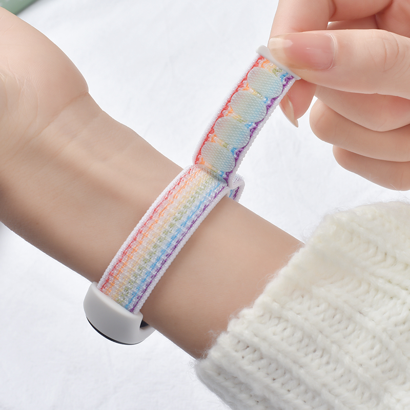 สายไนลอนสำหรับ Xiaomi Mi band  - Tag Watches Smartwatch บทวิจารณ์และราคา