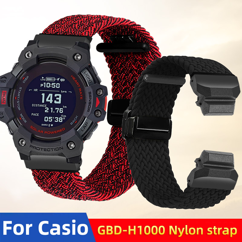 GBD H1000 สายนาฬิกาไนลอนยืดหยุ - Casio Watches Smartwatch บทวิจารณ์และราคา