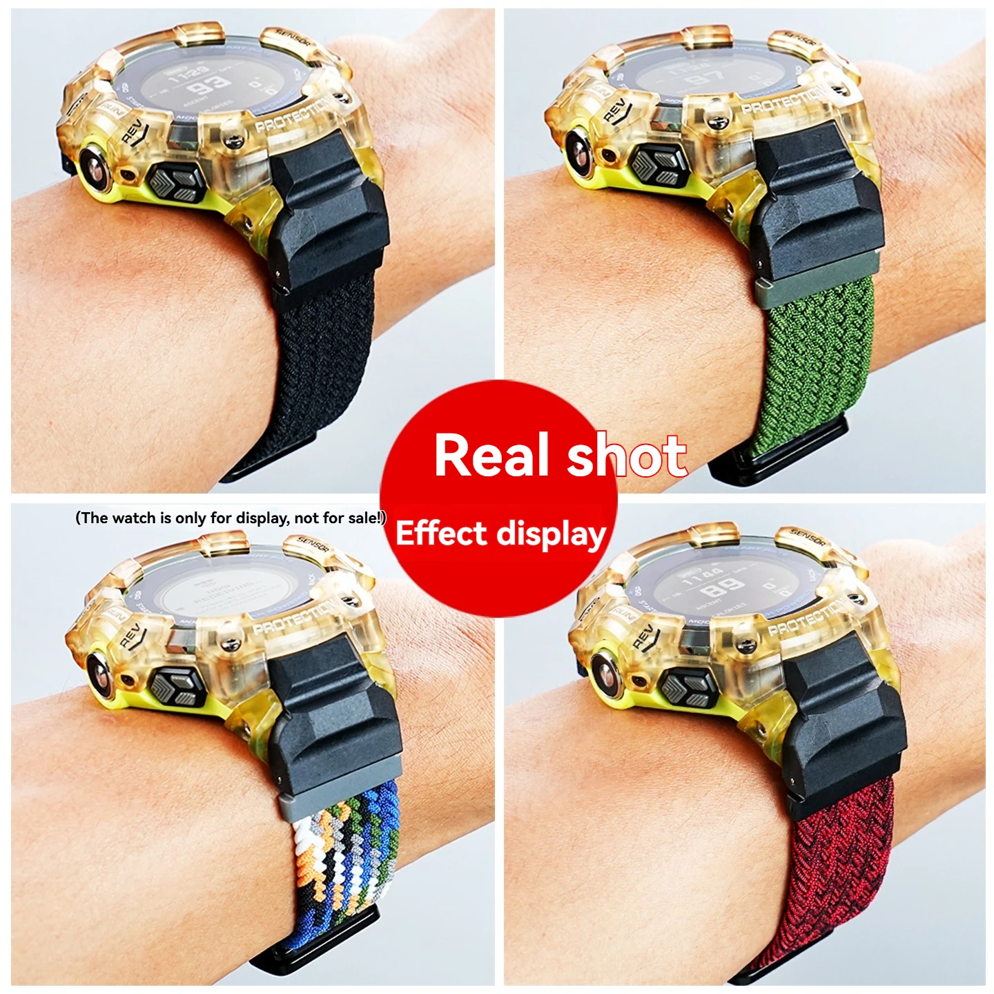 GBD H1000 สายนาฬิกาไนลอนยืดหยุ - Casio Watches Smartwatch บทวิจารณ์และราคา